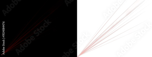 Red vector beam glows across a transparent background with scattered neon sparkles. Motion along the path creates dynamic energy. Perfect for sci-fi dashboards or UI.