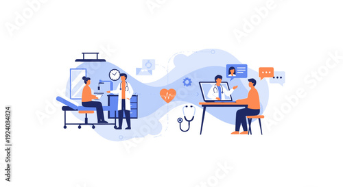Telemedicine and Traditional Healthcare Consultation: Doctor and Patient Interaction, Online Medical Support, and In-Person Visits