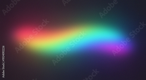 Foto Vibrant Rainbow Light Display.