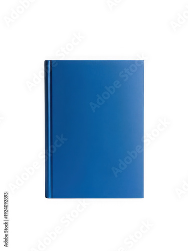 Free Download A vibrant blue notebook with a sleek design, isolated on transparent background - GFXLoad