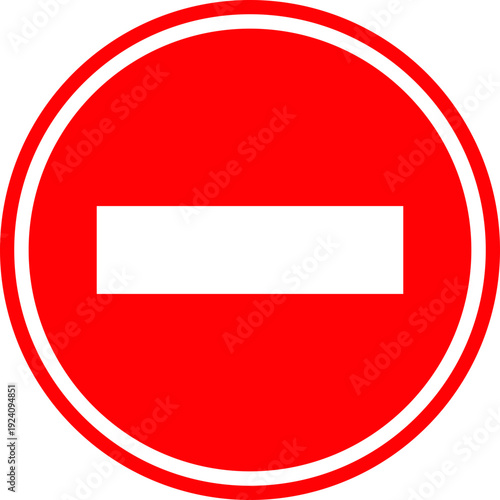 Red Stop Sign Icon
