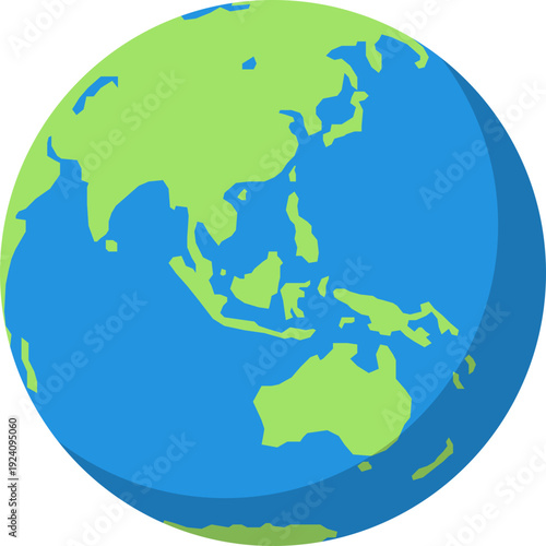 Planet Earth Globe Illustration