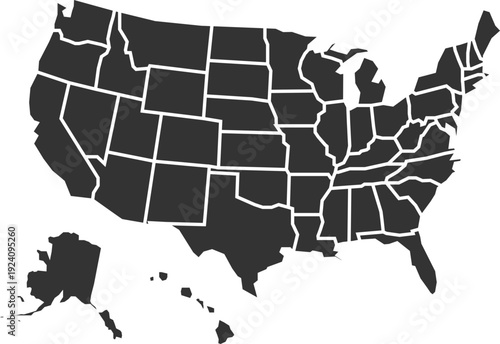 United States Map Outline
