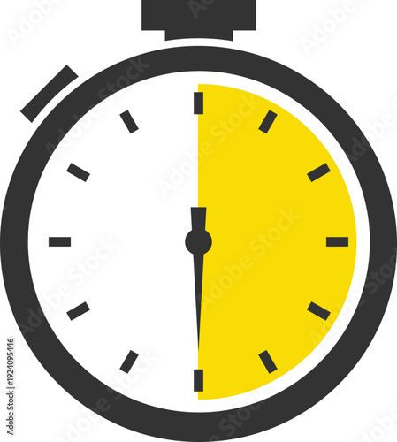 Stopwatch Half Time Marker