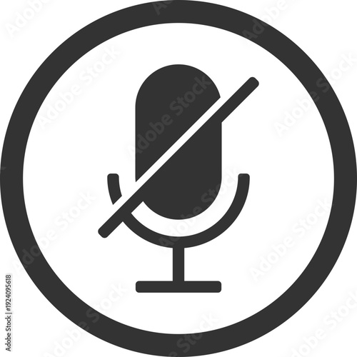 Muted Microphone Icon