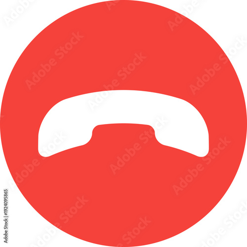 Red End Call Icon