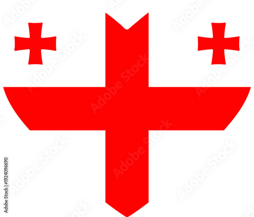 Georgian Flag Symbol