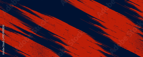 Abstract Rough Red Grunge Texture Design Background Dots halftone blue color pattern gradient grunge texture background. Dots pop art comics sport style vector illustration