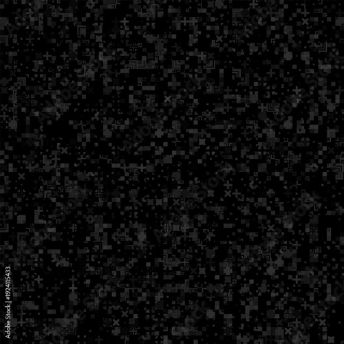 Monochrome dark geometric grid background Modern dark black abstract noise texture