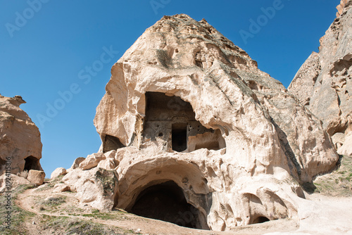 Wallpaper Mural Architecture detail of ancient dwelling ruins from a Byzantine settlement carved out of stone rock mountain in Ihlara Valley Turkey Torontodigital.ca