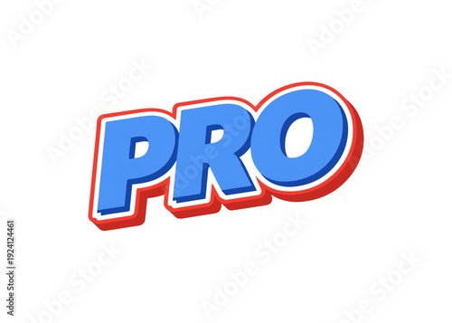 Pro 3D text vector
Vector 3D text on a white background