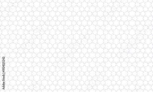 ドットと線でできた六角形と六芒星を組み合わせた格子柄