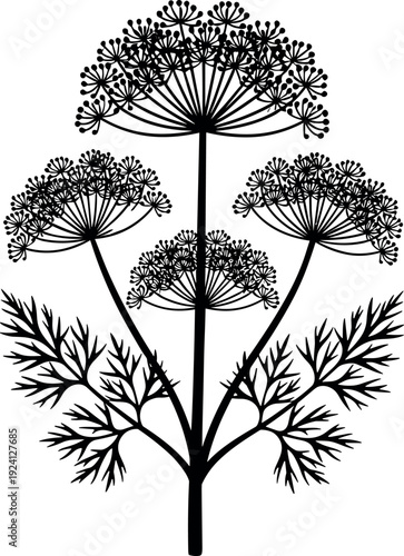 Set of black mushroom silhouettes, fungus icon collection, forest toadstool shapes, organic nature elements, autumn botanical vector, isolated fungal graphics, garden.