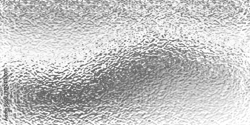 Silver gradient background. Foil paper, glitter effect. Chrome metal grey pattern. Gradation noise texture. Vector abstract illustration for web, card, bg, certificate design