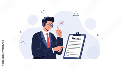 Customer Service Representative with Checklist, Business Support and Solutions, Professional Assistance