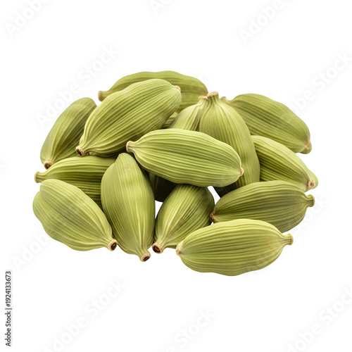 Wallpaper Mural Pile of green cardamom pods on transparent background Torontodigital.ca