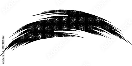 vector black line, grunge brush strokes ink paint isolated on white background. eps 10