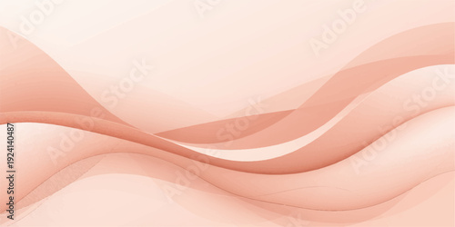 Abstract pink silk background with soft flowing waves and smooth light texture design