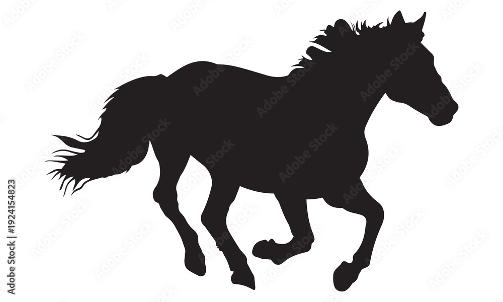 Obraz premium Hores nimal Simple vectors icons.