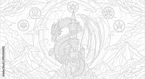 Detailed Mechanical Gear with Central Axis.