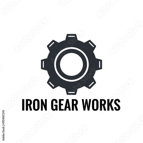 Iron Gear Works Industrial Engineering Logo