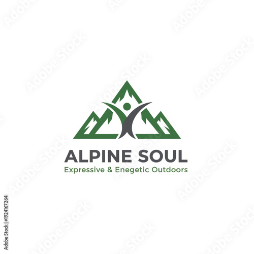 Alpine Soul Energetic Mountain Adventure Logo