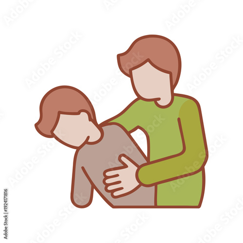 First Aid choke, heimlich maneuver
