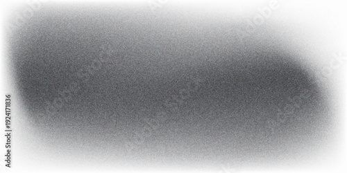 Grey gradient grain texture background gray black white monochrome smooth grainy backdrop design copy space