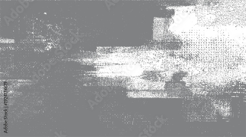 Abstract textured background with gray and white speckled patterns and horizontal bands
