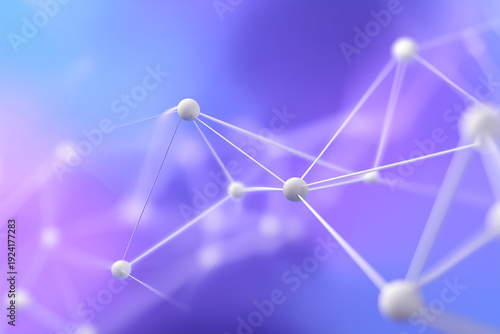 Abstract connections create a vibrant web of ideas in motion