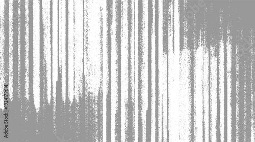 Vertical gray stripes with textured white gaps and speckled gray areas abstract background pattern
