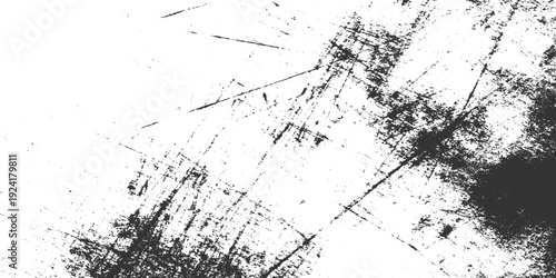 Black and white distressed texture with scratches and speckles grunge