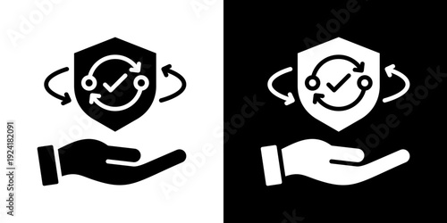 Consulting Icon Set Vector Collection Isolated In Black And White