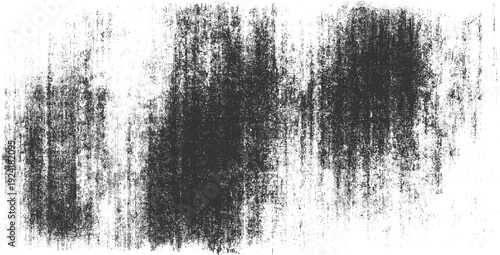 Dark grey textured brush strokes on white background with distressed effect abstract grunge