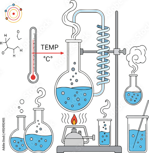 A Visual Analysis of Thermal Dynamics and Distillation Processes in Chemical Engineering: COMAS 2026