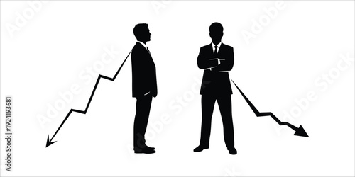 Contrasting business trends and outcomes