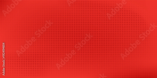 Red diagonal geometric shape with halftone. Modern fiber textured vector eps 10