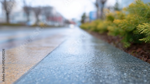 高圧洗浄と散水による鮮やかな日本の私道清掃