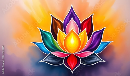 abstract, lotus, spiritual, oilpainting, art, painting, meditation, zen, serenity, calm, peace, harmony, balance, chakra, energy, aura, sacred, divine, mindfulness, yoga, enlightenment, awakening, sym