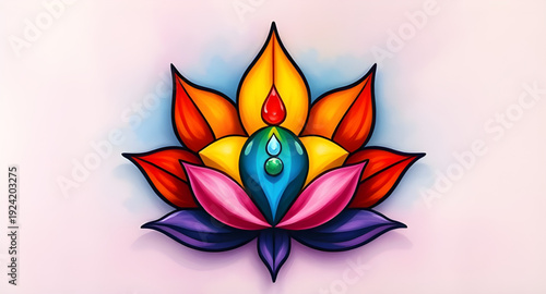 abstract, spiritual, lotus, flower, oilpainting, art, painting, meditation, zen, calm, peace, harmony, balance, chakra, energy, aura, sacred, divine, mindfulness, yoga, serenity, enlightenment, awaken