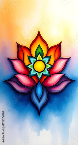 abstract, spiritual, lotus, flower, oilpainting, art, painting, zen, meditation, calm, peace, harmony, balance, chakra, energy, aura, sacred, divine, mindfulness, yoga, serenity, enlightenment, awaken