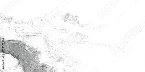 Abstract topographic contour lines forming mountain peaks and valleys in grayscale