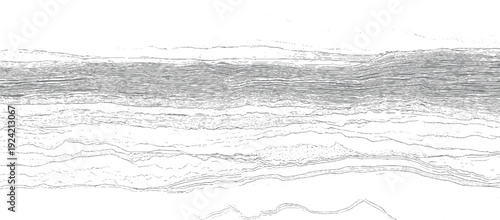 Abstract geological strata layers with horizontal lines and textured patterns background