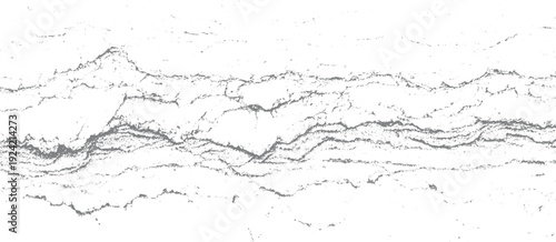 Abstract textured background with irregular gray lines and dots on white