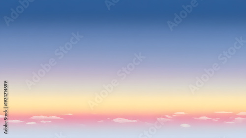 Minimalist gradient sky background seamless tileable for casual mobile games