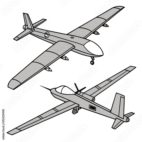 Tactical unmanned aerial vehicles drone aircraft airplane