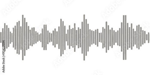 Abstract equalizer wave background featuring a blue 3d city skyline with business finance charts and bar graph elements in a modern urban vector illustration design