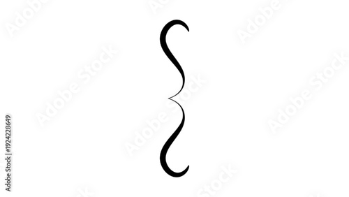 Hand drawn female leader and business team doodle icon, leadership and human resources vector illustration isolated on white background