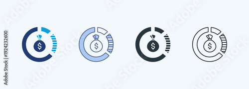 Economy Multiple Style Icon Collection