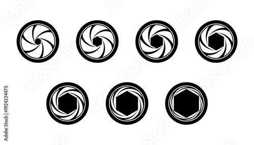 Camera diaphragm values, different lens aperture values